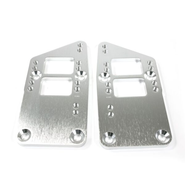 TSP Engine Mount Adapter Plate; Aluminum LS to SBC/BBC; Machined