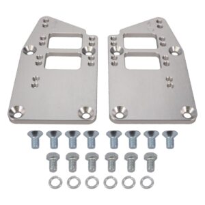 Engine Mount Adapter Plate; Aluminum LT Gen V to SBC/BBC; Natural