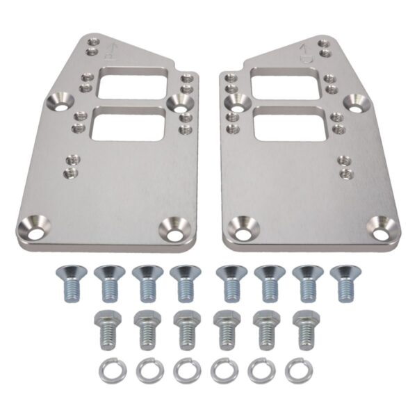 Engine Mount Adapter Plate; Aluminum LT Gen V to SBC/BBC; Natural