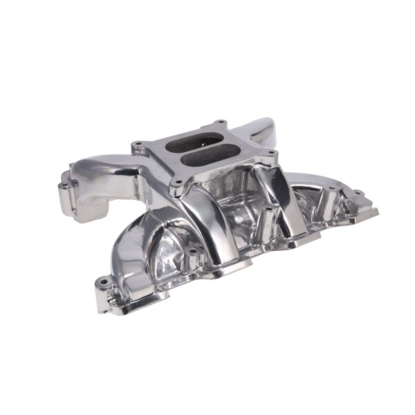 TSP GM LS Rectangle Port Carbureted Dual Plane Polished Aluminum Intake Manifold