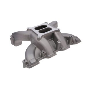 TSP GM LS Rectangle Port Carbureted Dual Plane Satin Aluminum Intake Manifold