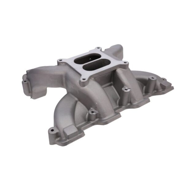 TSP GM LS Rectangle Port Carbureted Dual Plane Satin Aluminum Intake Manifold