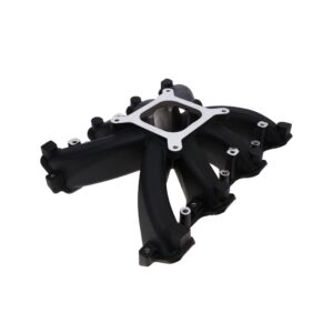 TSP GM LS Rectangle Port Carbureted Single Plane Black Aluminum Intake Manifold