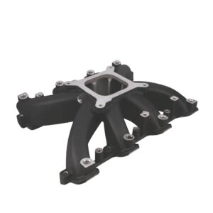 TSP GM LS Rectangle Port EFI Single Plane Black Aluminum Intake Manifold
