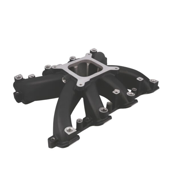 TSP GM LS Rectangle Port EFI Single Plane Black Aluminum Intake Manifold
