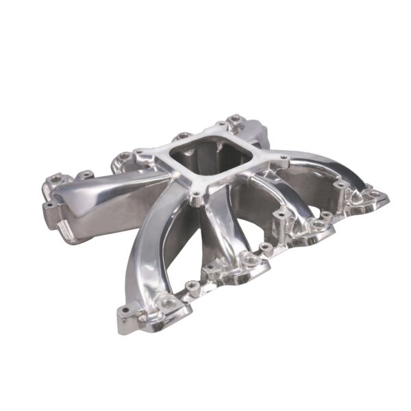 TSP GM LS Cathedral Port EFI Single Plane Polished Aluminum Intake Manifold