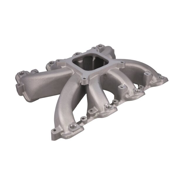 TSP GM LS Cathedral Port EFI Single Plane Satin Aluminum Intake Manifold