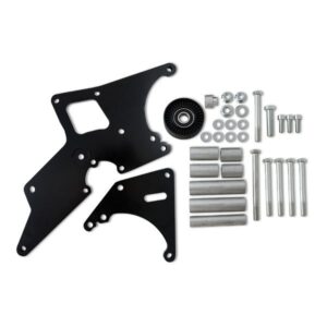 TSP Relocation Bracket; Aluminum Alt./P. S.; LS1; LS2 Car Applications; Black
