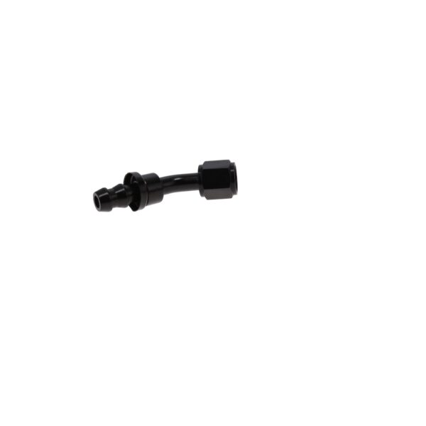 TSP -6AN Female Swivel to 3/8 in. Push-on 45 Degree Fuel Hose End Fitting