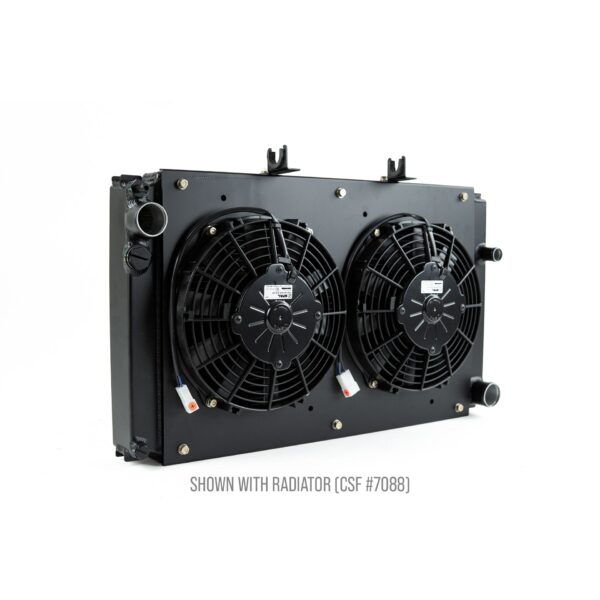 Porsche 944 / 924S All-Aluminum Fan Shroud w/ Dual 9-inch SPAL Fan
