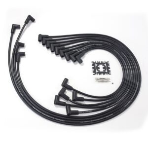 TSP Chevy Small Block Ignition Wires; 8.5mm Black; 90 Deg. Plug Boots
