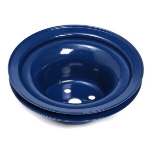 TRANS-DAPT PERFORMANCE PRODUCTS WATER PUMP PULLEY; 1 GROOVE; 1965-1966 FORD 289; O.E. WATER PUMP- FORD BLUE POWDER COATED