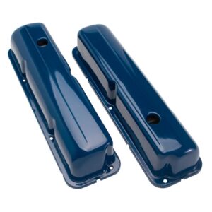 TRANS-DAPT PERFORMANCE PRODUCTS O.E.M REPRODUCTION STYLE VALVE COVERS; STOCK HEIGHT; FORD 352, 360, 390, 406, 427 AND 428 (NOT COBRAJET 428)- FORD BLUE