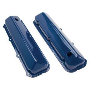 TRANS-DAPT PERFORMANCE PRODUCTS O.E.M REPRODUCTION STYLE VALVE COVERS; STOCK HEIGHT; FORD 429-460- FORD BLUE POWDER COATED