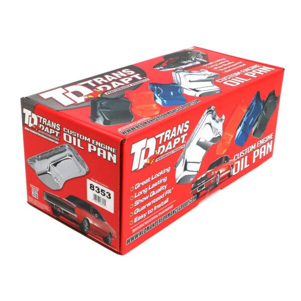 TRANS-DAPT PERFORMANCE PRODUCTS FORD 351W 1988-97 TRUCK & VAN BLUE POWDER COATED OIL PAN