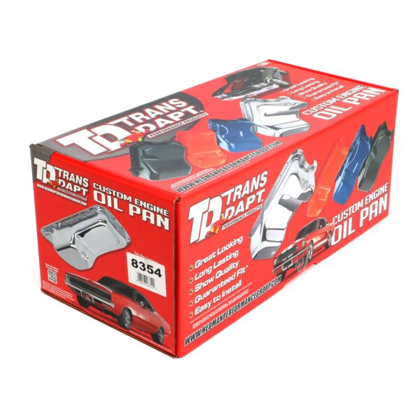 TRANS-DAPT PERFORMANCE PRODUCTS FORD 351C BLUE POWDER COATED OIL PAN