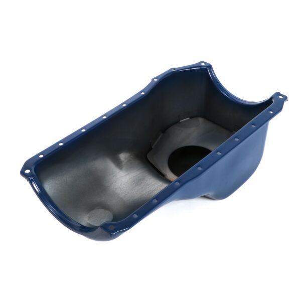 TRANS-DAPT PERFORMANCE PRODUCTS FORD 351C BLUE POWDER COATED OIL PAN