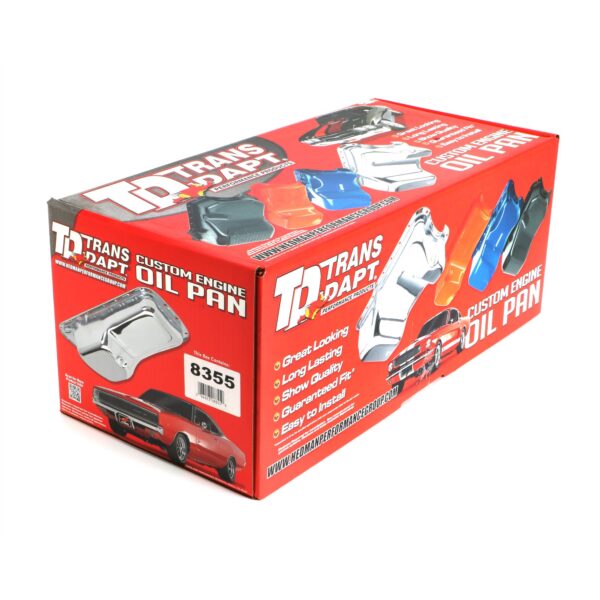 TRANS-DAPT PERFORMANCE PRODUCTS 83-93 MUSTANG BLUE POWDER COATED OIL PAN