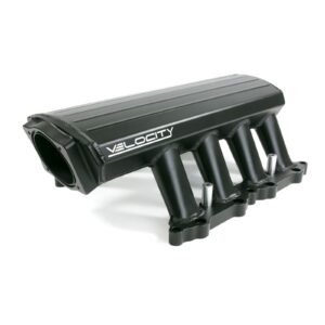 TSP Intake Manifold; TSP Velocity Fab. Aluminum 5.0 Coyote; Clear Anodized
