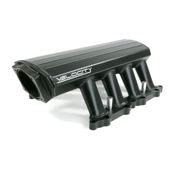 TSP Intake Manifold; TSP Velocity Fab. Aluminum 5.0 Coyote; Clear Anodized