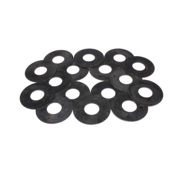 .015 thick, 1.437O.D., .645 I.D., Valve Spring Shim Set.
