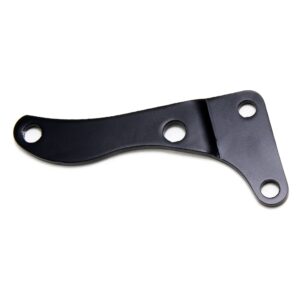 TRANS-DAPT PERFORMANCE PRODUCTS OEM STYLE ALTERNATOR BRACKET (BOTTOM); 1969-86 CHEVROLET 305-350; LONG WATER PUMP-ASPHALT BLACK