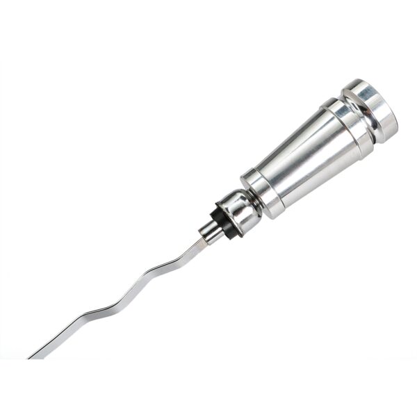 TRANS-DAPT PERFORMANCE PRODUCTS BILLET ALUMINUM HANDLE OIL DIPSTICK; SB MOPAR 318-360
