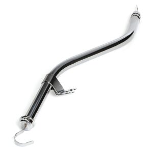 TRANS-DAPT PERFORMANCE PRODUCTS CHROME OEM REPLACEMENT 20.25 IN. TRANSMISSION DIPSTICK; FORD C6