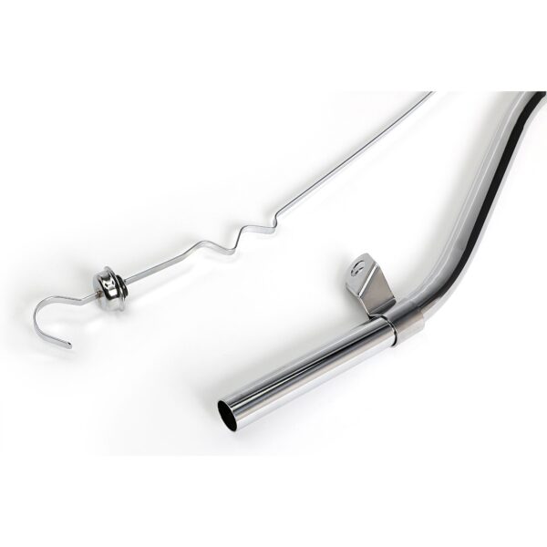 TRANS-DAPT PERFORMANCE PRODUCTS CHROME OEM REPLACEMENT 20.25 IN. TRANSMISSION DIPSTICK; FORD C6