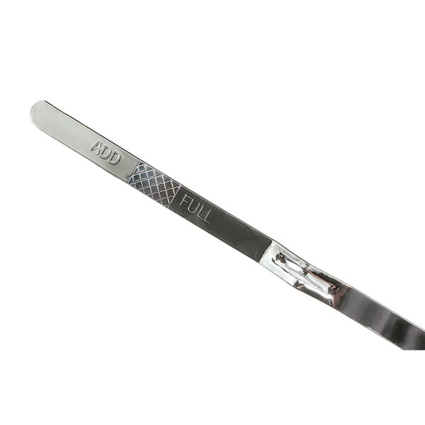 TRANS-DAPT PERFORMANCE PRODUCTS CHROME OEM REPLACEMENT 20.25 IN. TRANSMISSION DIPSTICK; FORD C6