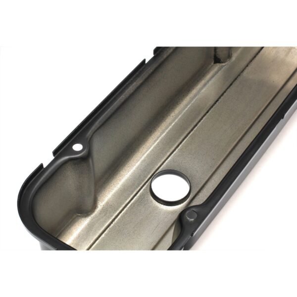 TRANS-DAPT PERFORMANCE PRODUCTS BUICK 231 V6 ASPHALT BLACK POWDER COATED VALVE COVERS