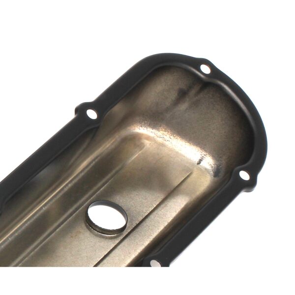 TRANS-DAPT PERFORMANCE PRODUCTS CADILLAC ASPHALT BLACK POWDER COATED VALVE COVERS