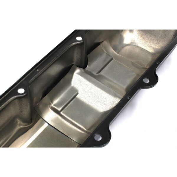 TRANS-DAPT PERFORMANCE PRODUCTS OLDS OFFSET HOLE ASPHALT BLACK POWDER COATED VALVE COVERS