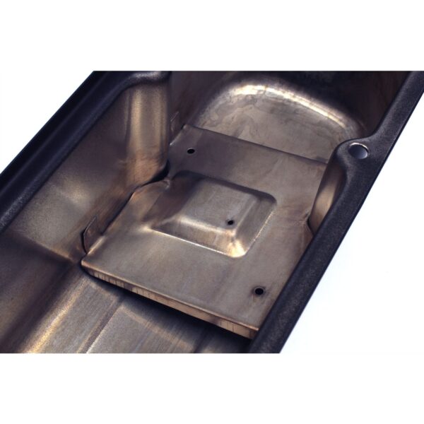 TRANS-DAPT PERFORMANCE PRODUCTS PONTIAC TALL ASPHALT BLACK POWDER COATED VALVE COVERS
