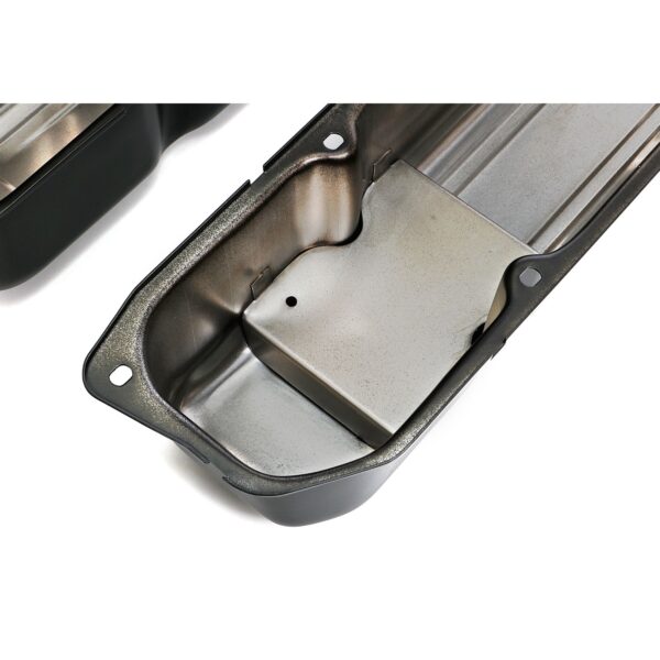 TRANS-DAPT PERFORMANCE PRODUCTS BB MOPAR ASPHALT BLACK POWDER COATED VALVE COVERS