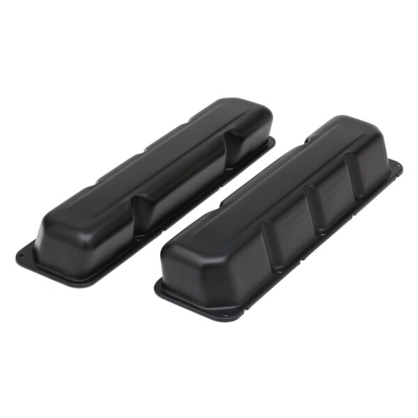 TRANS-DAPT PERFORMANCE PRODUCTS AMC 304-401 ASPHALT BLACK POWDER COATED VALVE COVERS