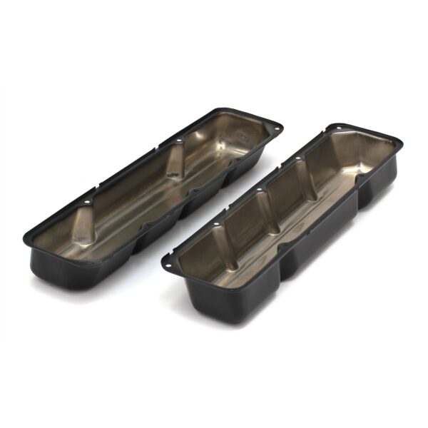 TRANS-DAPT PERFORMANCE PRODUCTS AMC 304-401 ASPHALT BLACK POWDER COATED VALVE COVERS