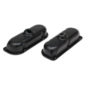 TRANS-DAPT PERFORMANCE PRODUCTS FORD 3.8L V6 ASPHALT BLACK POWDER COATED VALVE COVERS