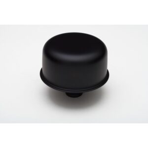 TRANS-DAPT PERFORMANCE PRODUCTS 3/4 IN. NECK PCV BREATHER CAP; 2-3/4 IN. OVERALL DIAMETER - ASPHALT BLACK POWDER COATED