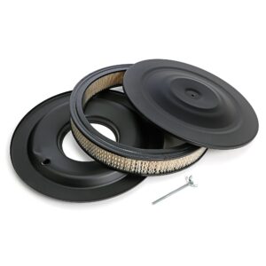 TRANS-DAPT PERFORMANCE PRODUCTS ASPHALT BLACK POWDER COATED 14 IN. X 3 1/4 IN. AIR CLEANER