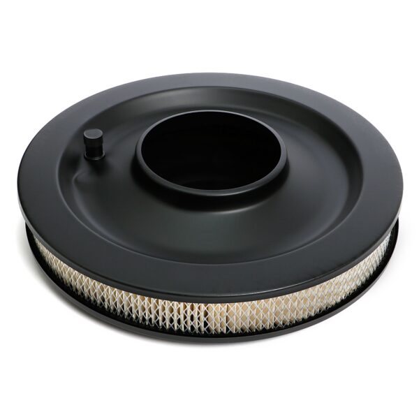 TRANS-DAPT PERFORMANCE PRODUCTS ASPHALT BLACK POWDER COATED 14 IN. X 3 1/4 IN. AIR CLEANER