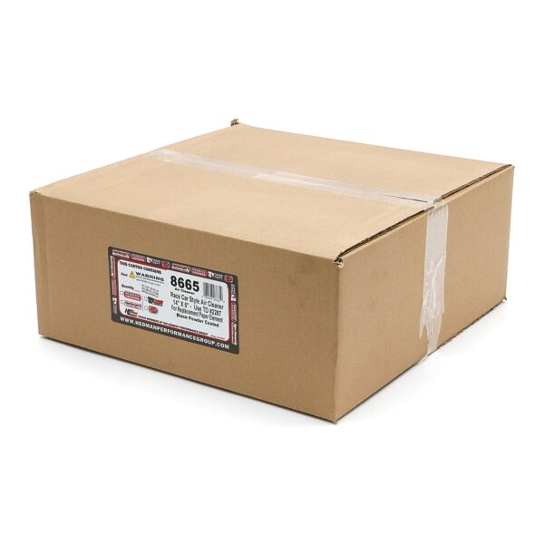 TRANS-DAPT PERFORMANCE PRODUCTS ASPHALT BLACK POWDER COATED 14 IN. X 6 IN. RACING AIR CLEANER