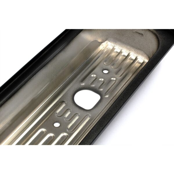 TRANS-DAPT PERFORMANCE PRODUCTS CHEVY 5.0-5.7L (TRUCKS ONLY); ASPHALT BLACK POWDER COATED VALVE COVER CAPS