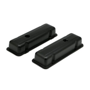 TRANS-DAPT PERFORMANCE PRODUCTS GM 3.8L V6 ASPHALT BLACK POWDER COATED VALVE COVERS
