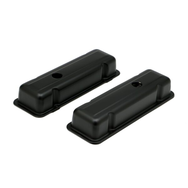 TRANS-DAPT PERFORMANCE PRODUCTS GM 3.8L V6 ASPHALT BLACK POWDER COATED VALVE COVERS