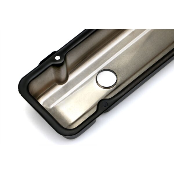 TRANS-DAPT PERFORMANCE PRODUCTS GM 3.8L V6 ASPHALT BLACK POWDER COATED VALVE COVERS