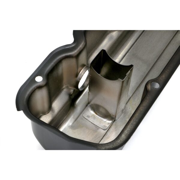 TRANS-DAPT PERFORMANCE PRODUCTS GM 194-292 I6 ASPHALT BLACK POWDER COATED VALVE COVER