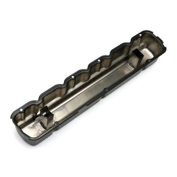 TRANS-DAPT PERFORMANCE PRODUCTS GM 194-292 I6 ASPHALT BLACK POWDER COATED VALVE COVER