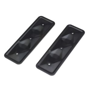 TRANS-DAPT PERFORMANCE PRODUCTS GM 194-250 (NOT FOR 292 ENGINE) I6 ASPHALT BLACK POWDER COATED SIDE PLATES