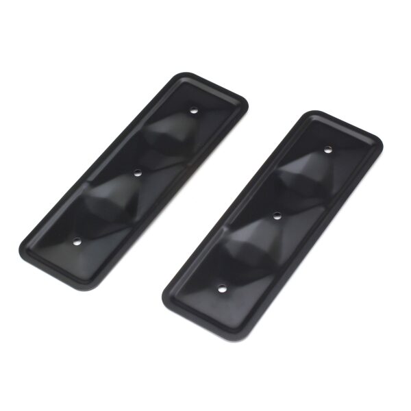 TRANS-DAPT PERFORMANCE PRODUCTS GM 194-250 (NOT FOR 292 ENGINE) I6 ASPHALT BLACK POWDER COATED SIDE PLATES